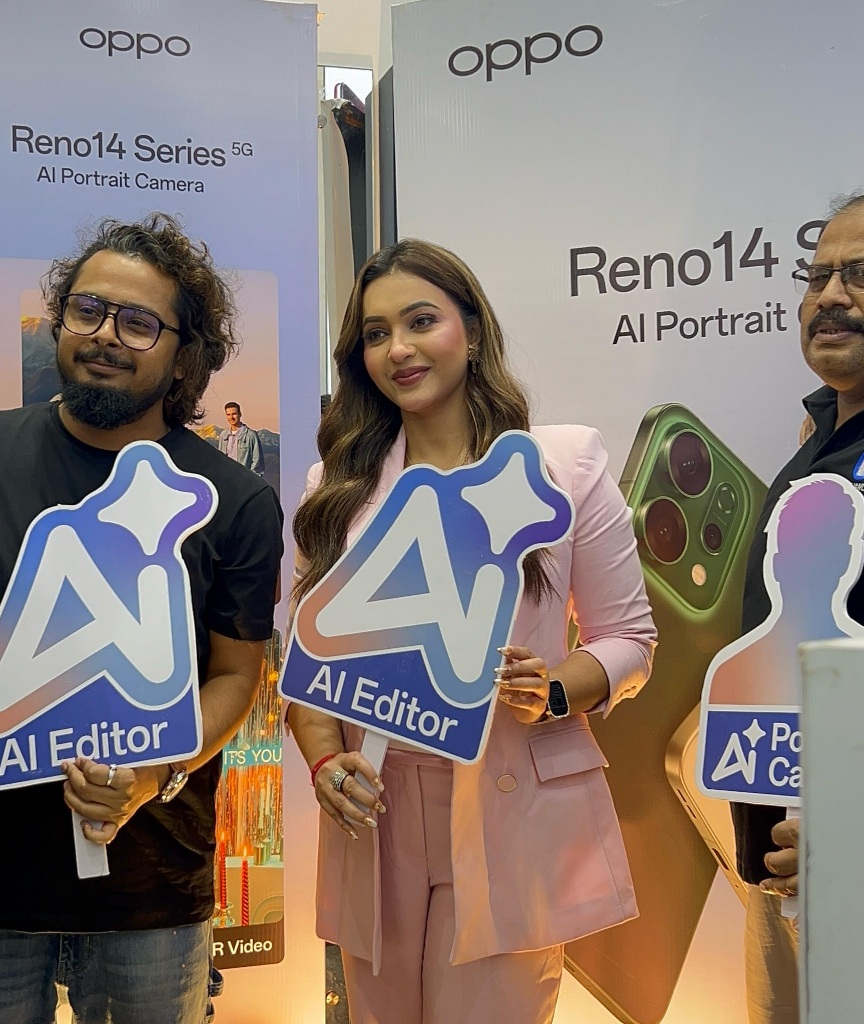 Bhajanlal Commercial Pvt. Ltd. Unveils OPPO Reno 14 Series with Tollywood Icon Ms. Koushani Mukherjee