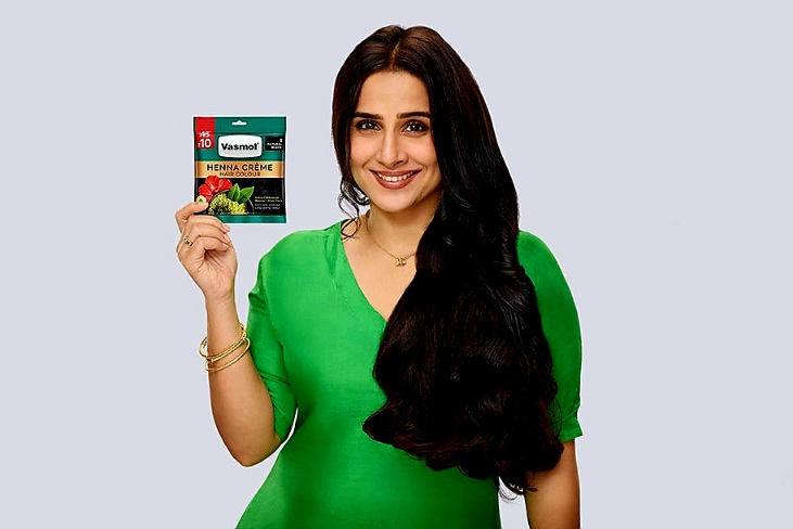 Vasmol Launches New Henna Crème Hair Colour TVC with Vidya Balan