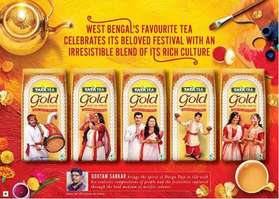 Tata Tea Gold Unveils Banglar Shilpi Shojjito Pujo — A Festive Tribute to West Bengal’s Art and Culture this Durga Pujo