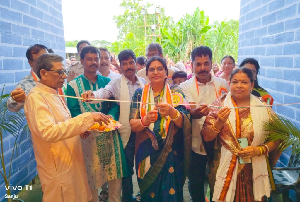 সিদ্ধিবেড়িয়ায় ভারত সেবাশ্রমের নবম বর্ষের দুর্গোৎসবে নবদুর্গা