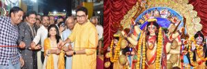 Kaikhali Shyambaba Complex Residence Cultural Society celebrated grand Durga Puja
