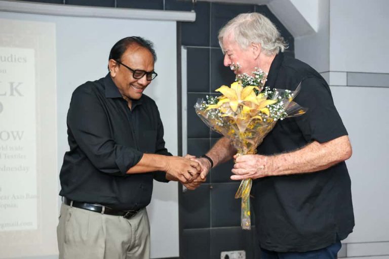 ILEAD Hosts Renowned Textile Expert – Sir John Gillow to Promote Indian Art and Craft