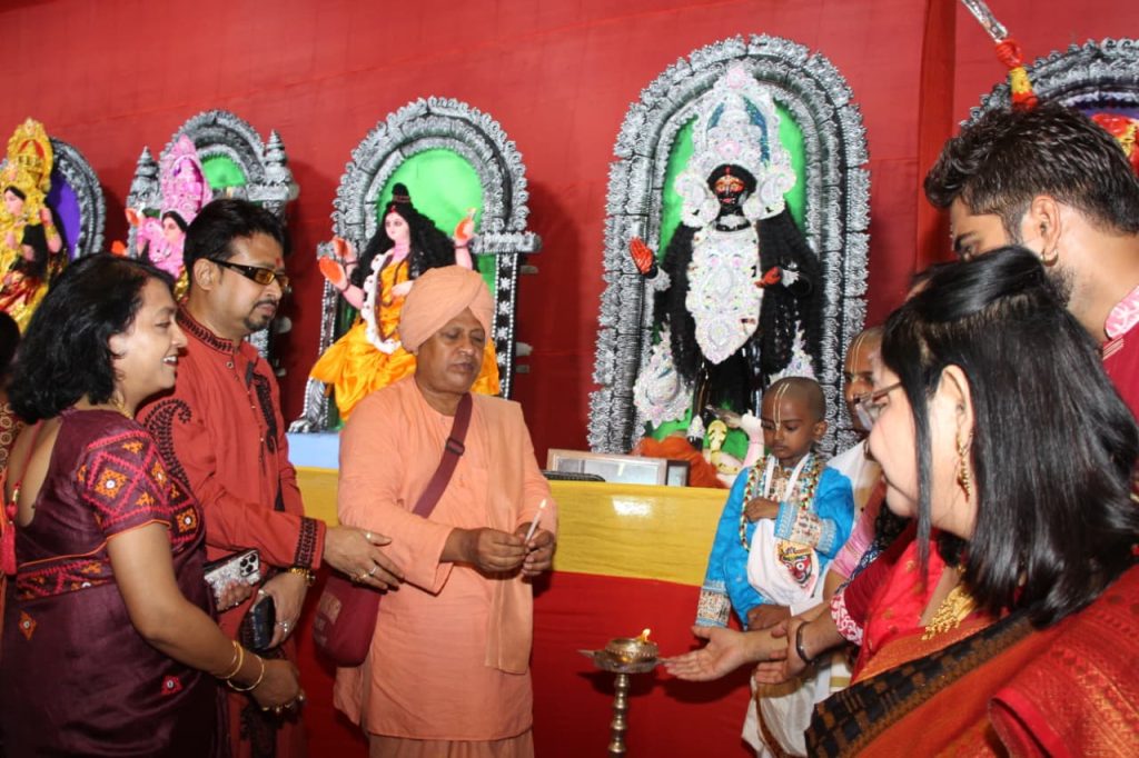 দক্ষিণ কলকাতার  চেতলার ২২ পল্লী ১১১তম বর্ষে পদর্পন করলো দশমহাবিদ্যা পূজা