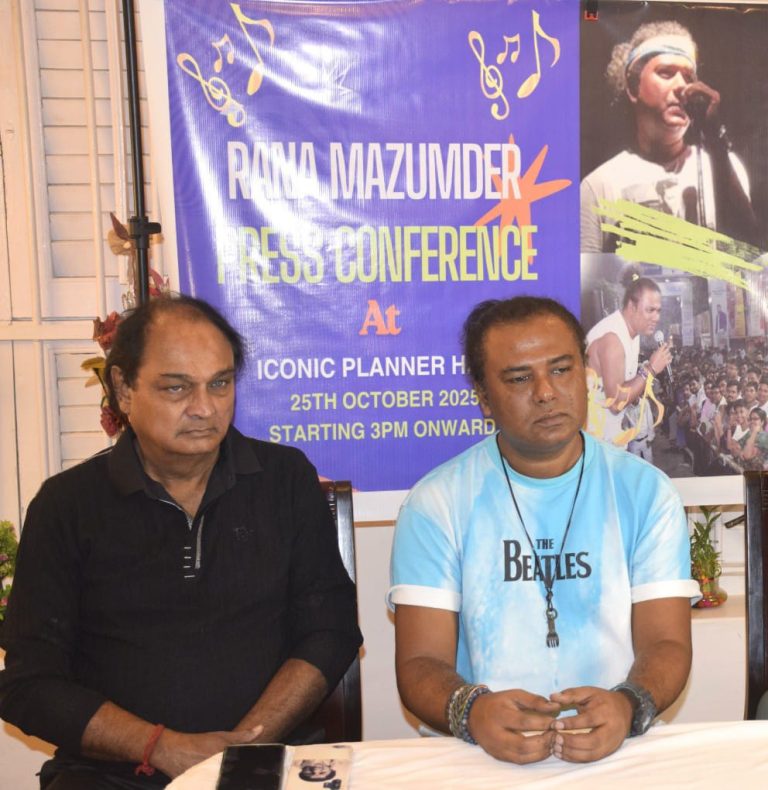 মুম্বাইয়ের বিখ্যাত সংগীত পরিচালক ও গায়ক রানা মজুমদার-আইকনিক ইভেন্ট প্ল্যানার’ এর স্টুডিওতে এসে সাংবাদিকদের মুখোমুখি হলেন