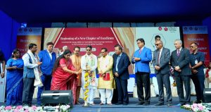 Hon’ble Chief Minister of Tripura Manik Saha inaugurated the Techno India University in Tripura. Techno Chancellor Satyam Roy Chowdhury and Other guests were Present.