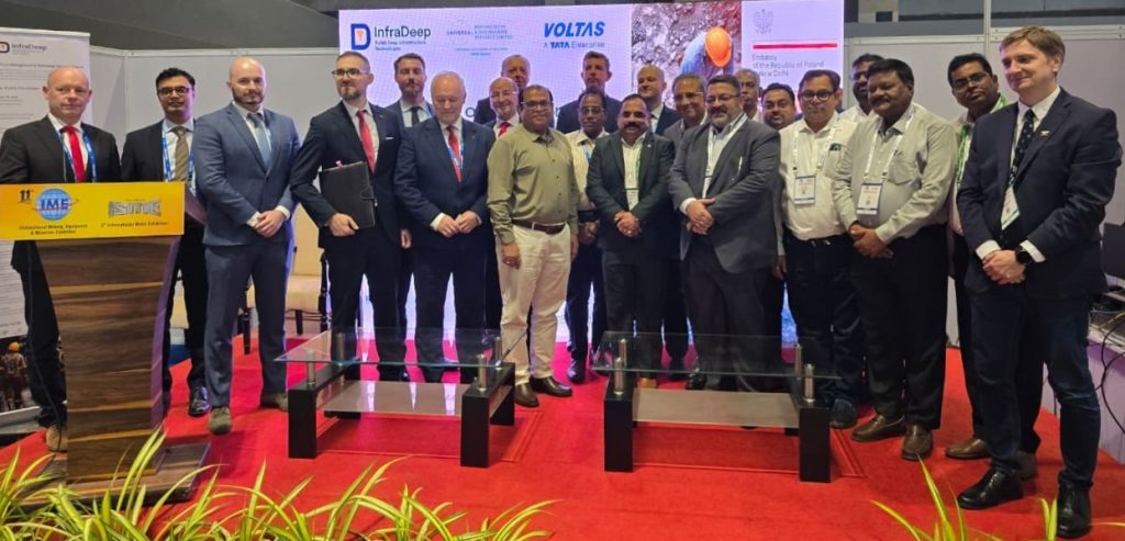ইউ,এম, পিই,এস, এল একটি টাটা এন্টারপ্রাইজ এবং  ইনফ্রাডিপ কনসোর্টিয়ামপোল্যান্ড আইএমই  ২০২৫ আন্তর্জাতিক খনন প্রদর্শনী তে কৌশলগত অংশী দারিত্ব স্থাপন করেছে