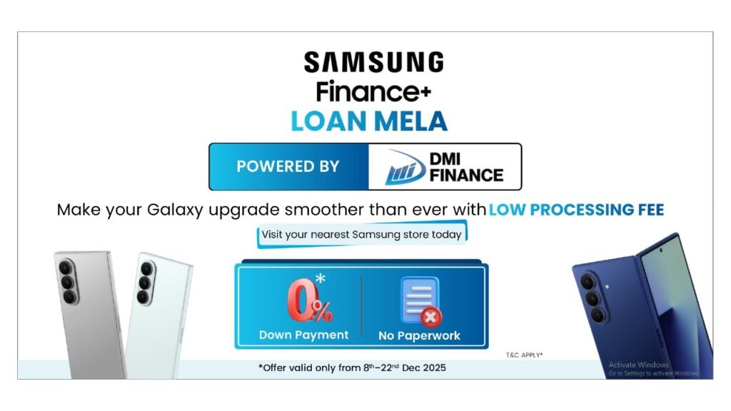 Samsung Finance+ Announces 15-Day Loan Mela with DMI Finance Across Key Regions