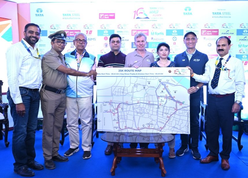 Meticulous arrangements for 23,000+ participants as they gear up for the 10th edition of Tata Steel World 25K Kolkata