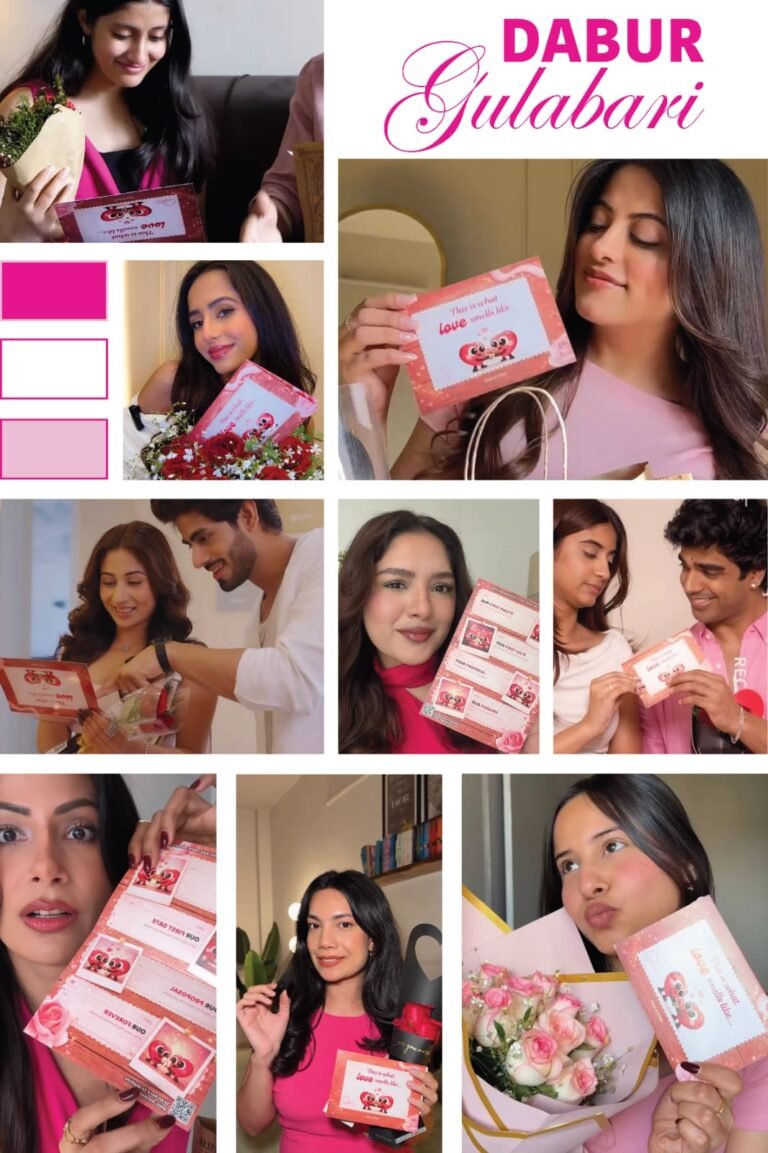 Dabur Gulabari’s  SayIt With A Rose Campaign Garners 100M+ Views, Distributes 2.5 Lakh Scented Memory Cards on Rose Day