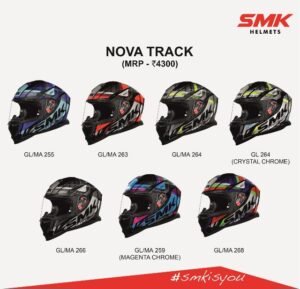 SMK Helmets Launches Globally Acclaimed NOVA Track and NOVA Super in India