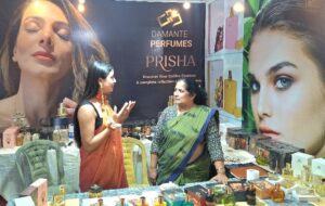 Damante Perfumes stall at the International Grand Trade Fair at City Square Grounds, New Town until June 21, 2026
