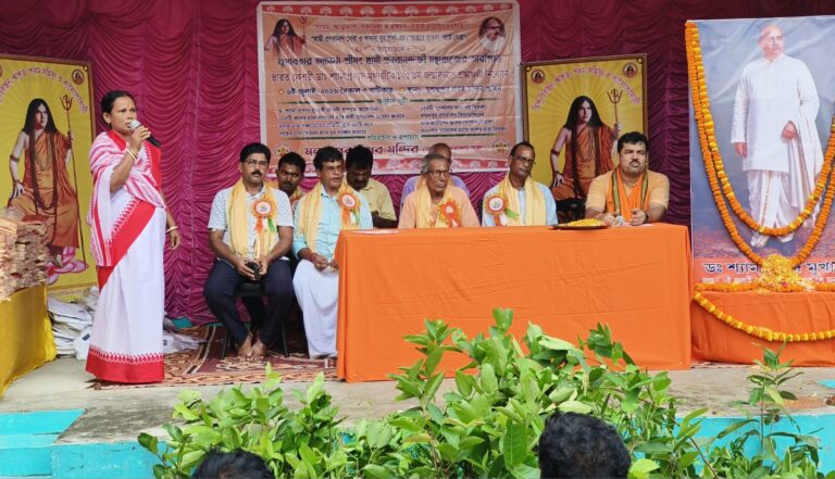 ডা: শ্যামাপ্রসাদ মুখার্জীর ১২৫ তম জন্মজয়ন্তী পালিত হল “মন্মথপুর প্রণব মন্দিরে”