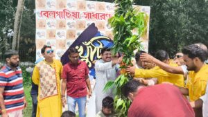 বেলগাছিয়া সর্বজনীন দুর্গোৎসব কমিটির উদ্যোগে অনুষ্ঠিত হয়ে গেল খুঁটি পুজোর