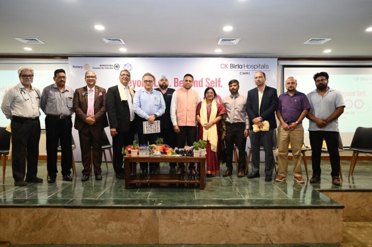 অঙ্গদান বিষয়ে সচেতনতা বাড়াতে ‘বিশ্ব অঙ্গদান দিবস’ উপলক্ষে সি,কে বিড়লা হসপিটালস সি,এম,আর,আই (CMRI)-এর উদ্যোগে প্যানেল আলোচনার আয়োজন