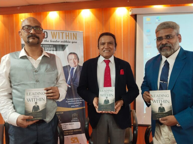 Showzaa Events and Dinesh Shahra Foundation hosted “Lead from Within” – an Interactive Leadership Workshop held on 20th Aug., 2026 at Techno India campus, Salt Lake