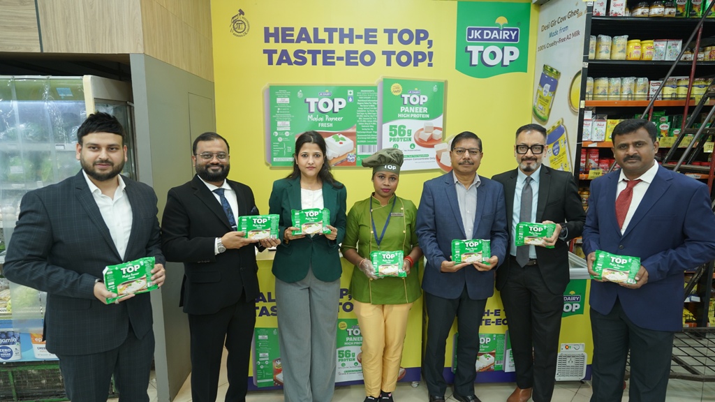 JK Dairy Launches “TOP” Paneer Range in Kolkata, Bringing Together Full Malai Taste and 56g Protein per Pack