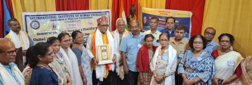 Dr. Suresh Kumar Agarwal Honoured with “Global Peace Icon 2026 Award” by Rotary Club Of Kasba