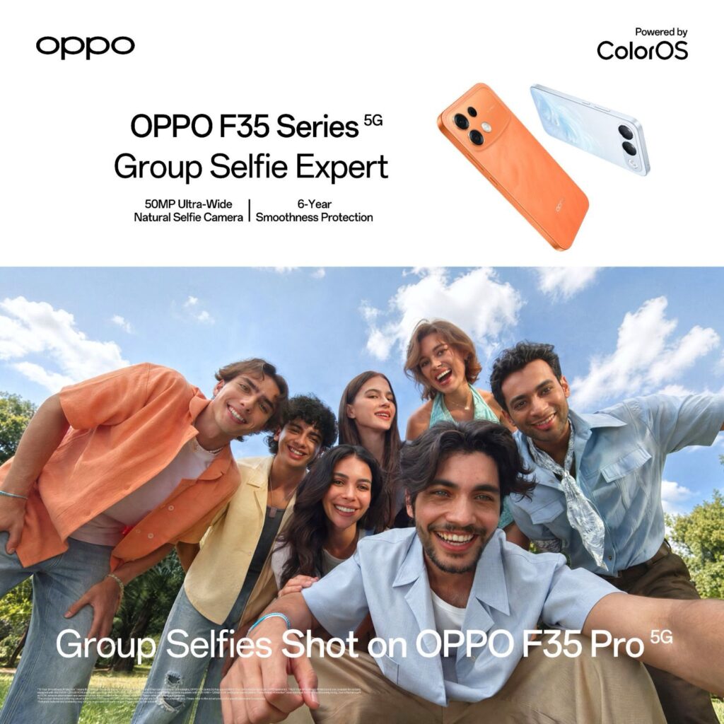 OPPO F35 Series 5G: The Ultimate Group Selfie Expert